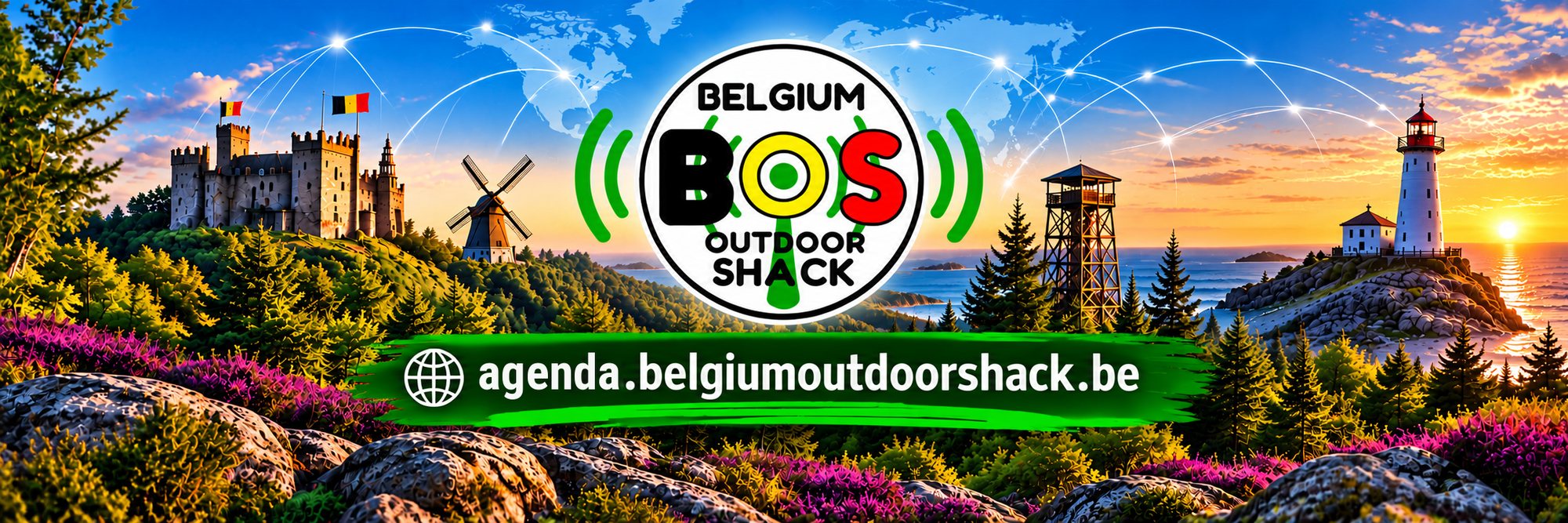 BOS! Belgium Outdoor Shack — castles, mills, towers and lighthouses on the air — agenda.belgiumoutdoorshack.be