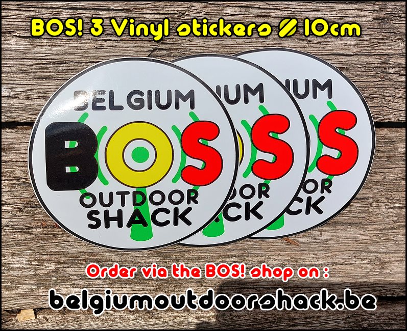 BOS! vinyl sticker (3 pieces)